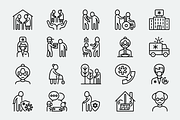 Elderly Care | 20 Pixel Perfect Icon, an Outline Icon by Alex Blogoodf (Thumbnail 4 of 10)
