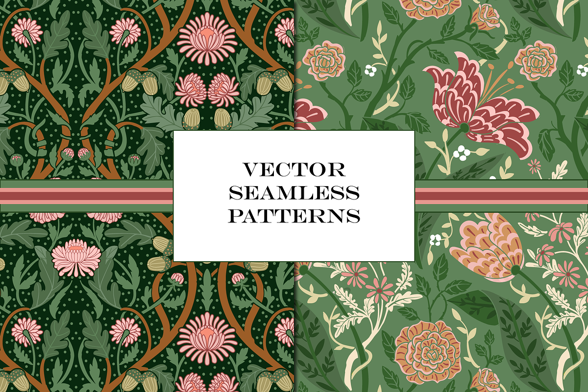 William Morris Patterns Floral, a Pattern Graphic by RachelStudio (Photo 5 of 10)