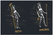 Collection of African Gods, a Decorative Illustration by Masterlevsha (Thumbnail 2 of 2)