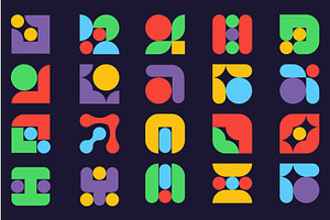 Y2K Geometric Shapes, an Object Illustration by alexdndz