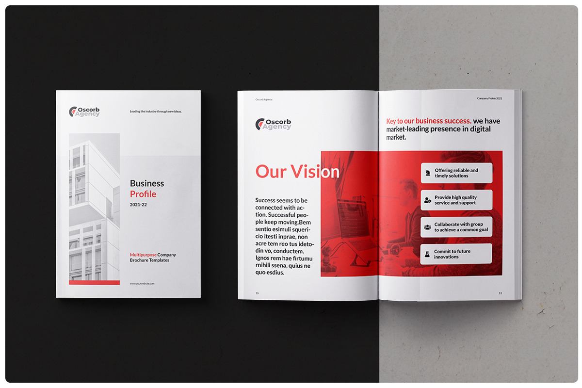 Company Profile, a Brochure Template by StudioGraficso (Photo 3 of 17)