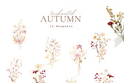 Autumn Watercolor Wildflowers, a Decorative Illustration by Altea Design Studio (Thumbnail 6 of 11)