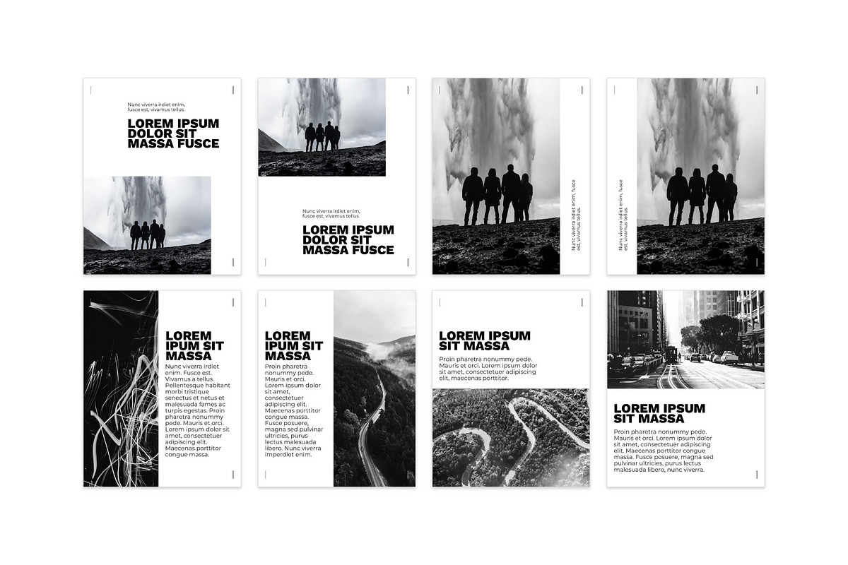 Striking B&W Instagram Post Template, a Social Media Template by PresentationDesignStudio (Photo 10 of 12)