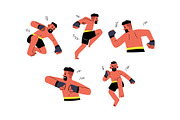 MMA Man Character Vol 2, a Sport Illustration by SLAB! Design (Thumbnail 3 of 3)