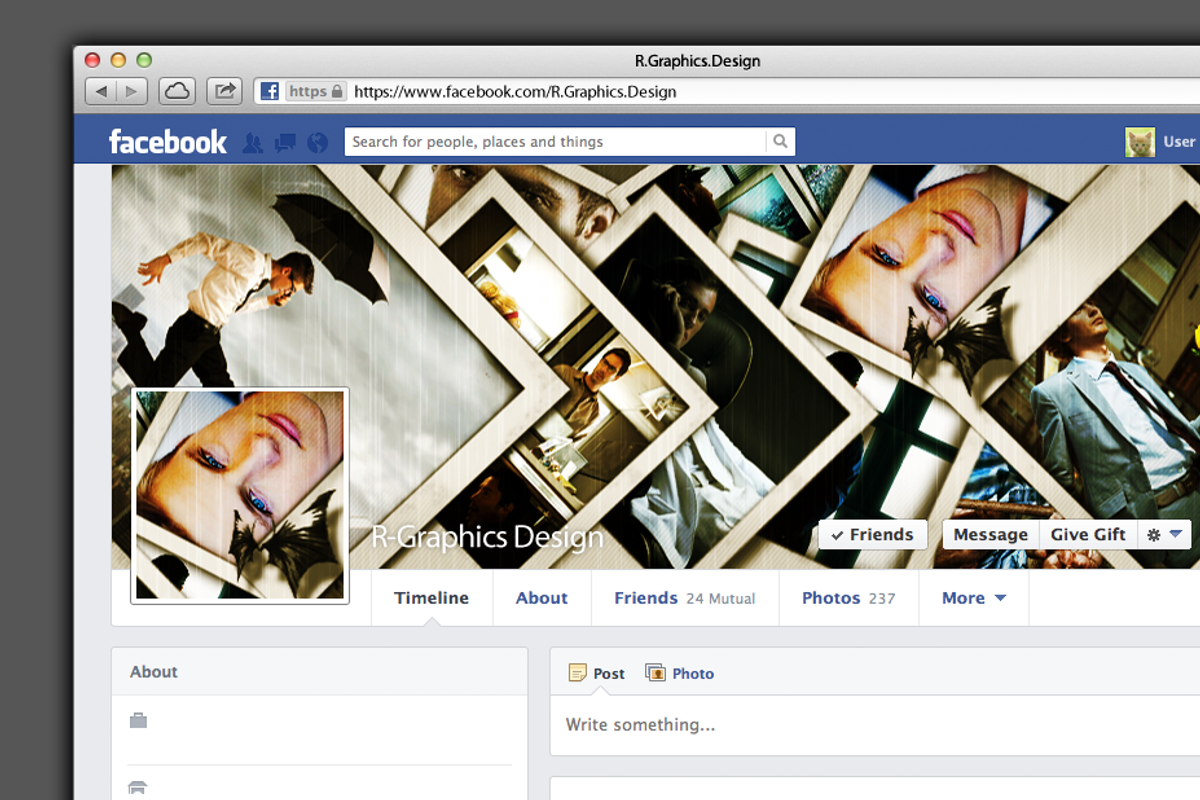 FB Timeline Cover- Photo Frames, a Social Media Template by RgraphicsDesign (Photo 2 of 2)