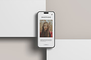 iPhone 15 Pro Max Mockup, an iPhone Mockup by graphicpages (Thumbnail 2 of 11)