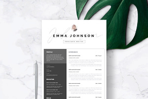 Resume Template 1 page | "Seville"