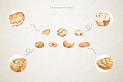 Watercolor pastry for bakery, a Food Illustration by CreativeByLu (Thumbnail 5 of 12)