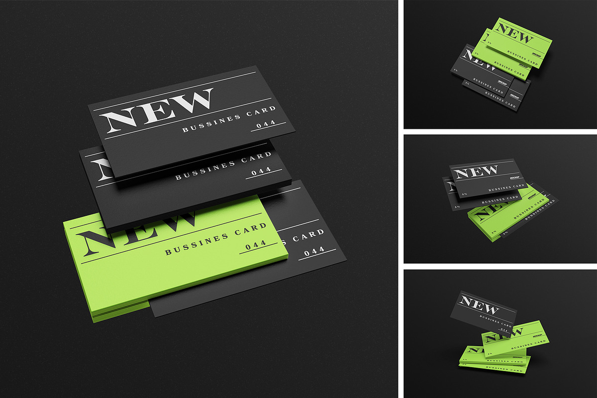 Minimal Business Card Mockup, a Merchandise Mockup by Pikachudesign (Photo 1 of 5)