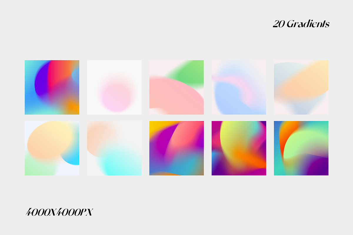 Gradient Color Grainy Textures, a Texture Graphic by Bolderaja1 Studio (Photo 8 of 10)