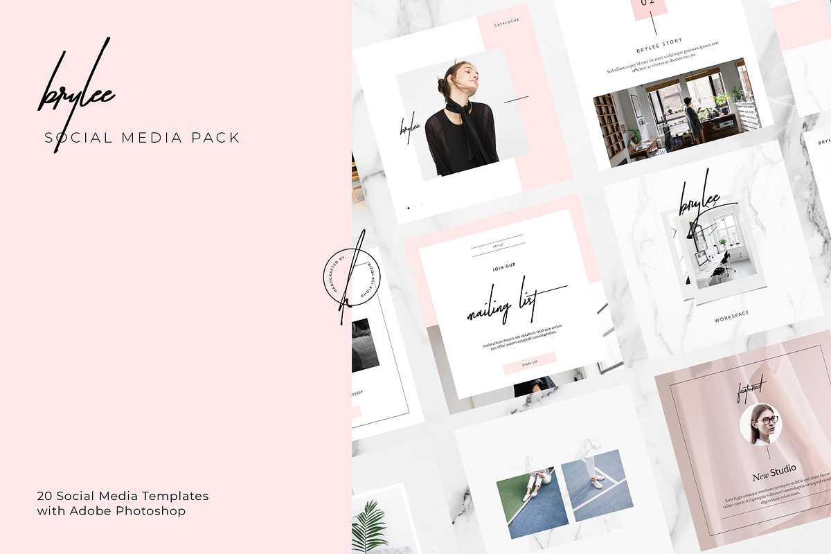 Brylee Social Media Pack, a Social Media Template by Loc Tropis (Photo 1 of 7)