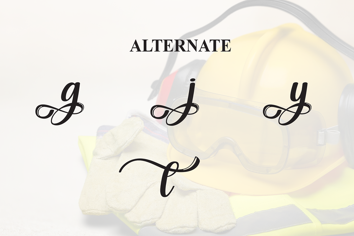 Safety | Script Font, a Handwritten Font by Scratchones (Photo 8 of 9)