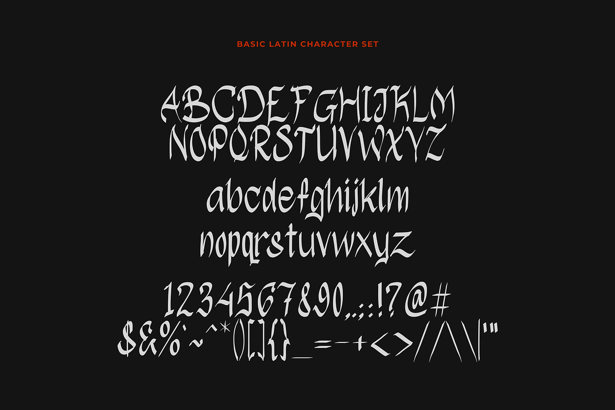 Gothy Black, a Blackletter Font by rudiSasori (Photo 12 of 13)