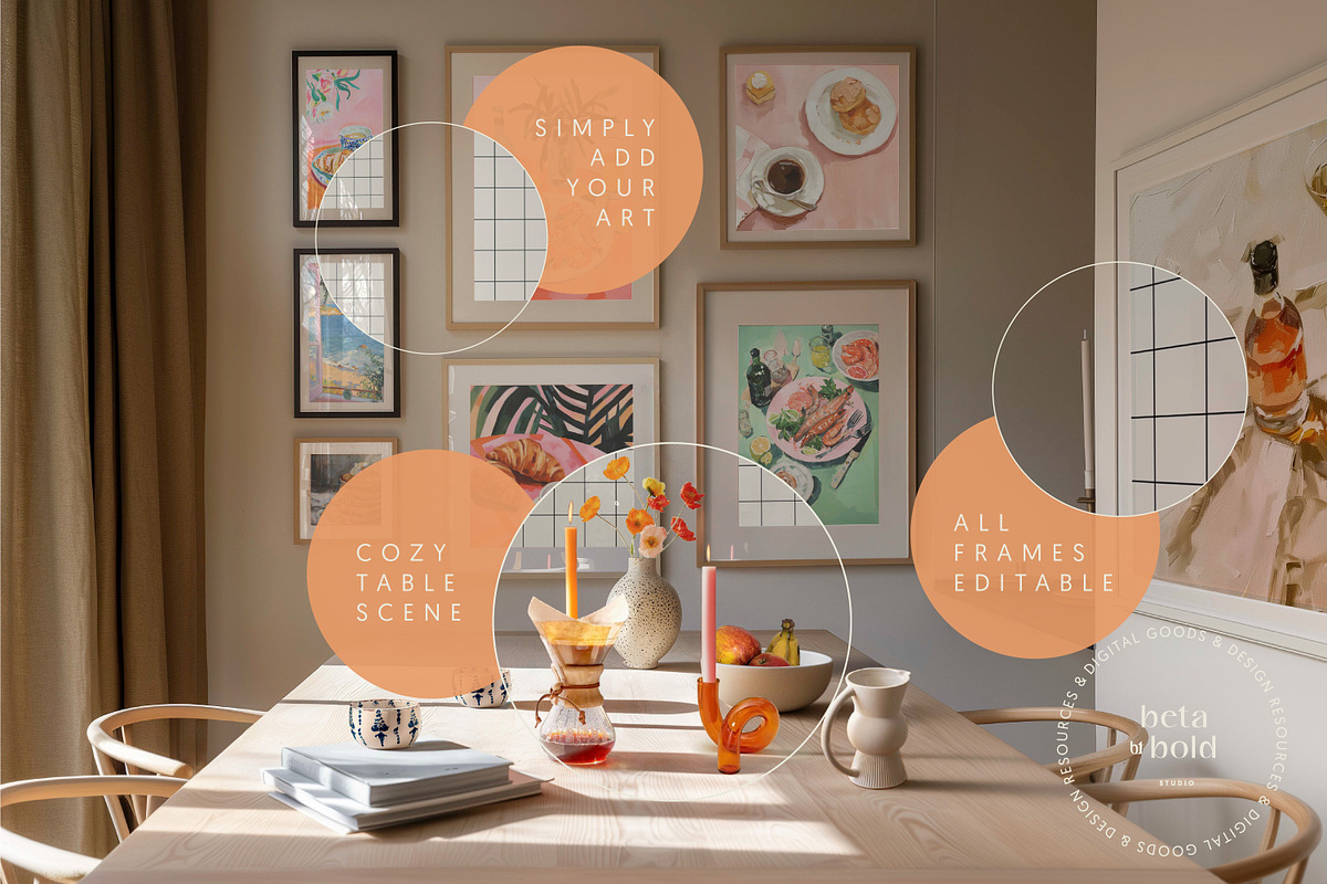 Frame Mockup Gallery Wall Collection, a Household Mockup by betabutbold.studio (Photo 6 of 9)