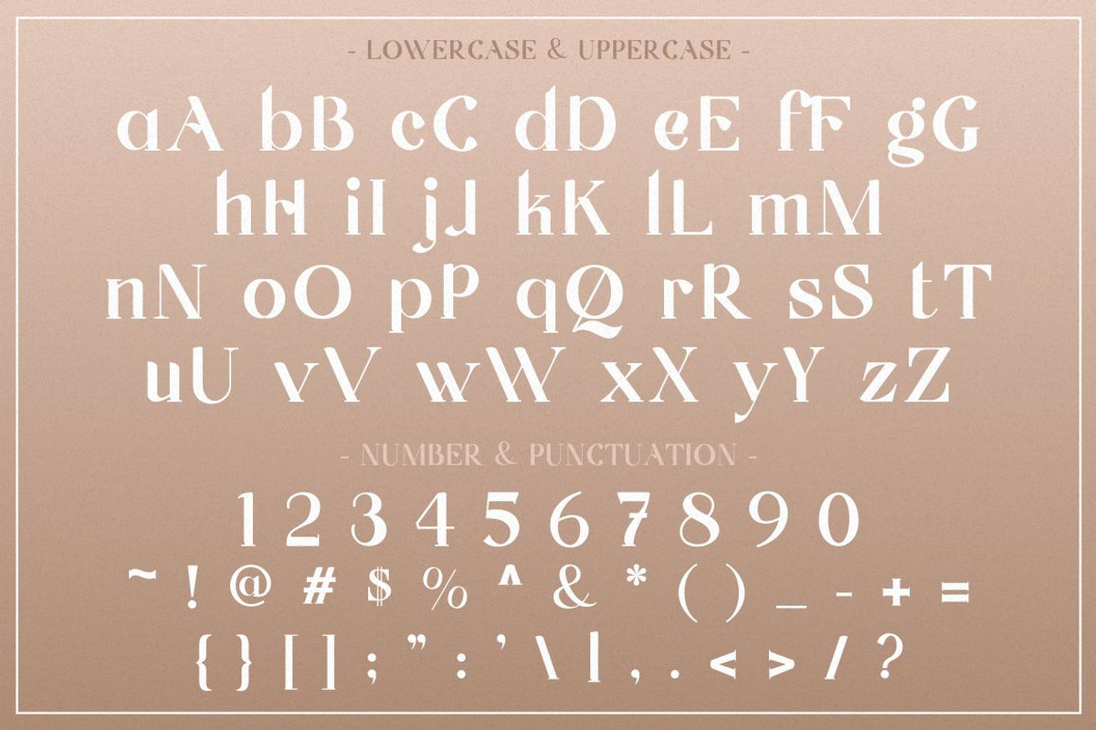 Chiralla - Elegant Serif Font, a Serif Font by PutraCetol Studio (Photo 12 of 13)