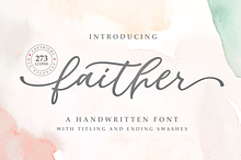 Faither | A Handwritten Font