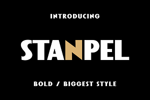 Stanpel - Poster Public Font