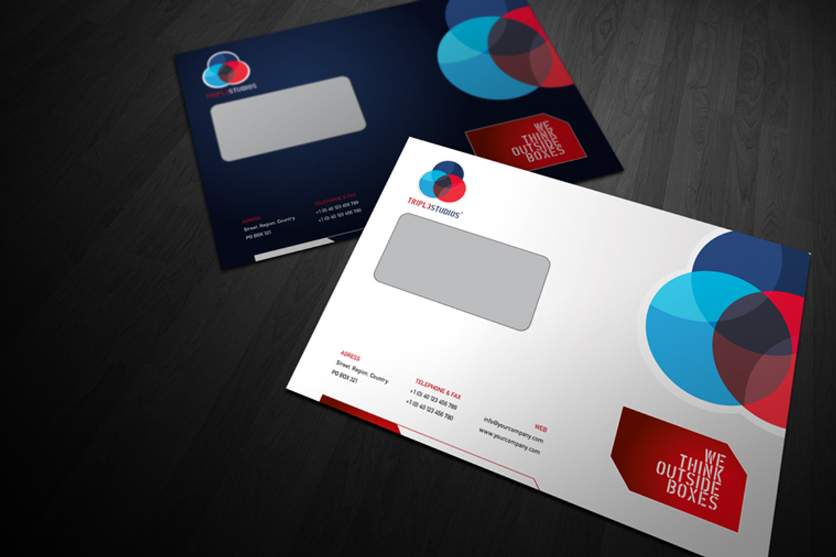RW Modern & Creative Identity + Logo, a Stationery Template by Reclameworks (Photo 4 of 5)