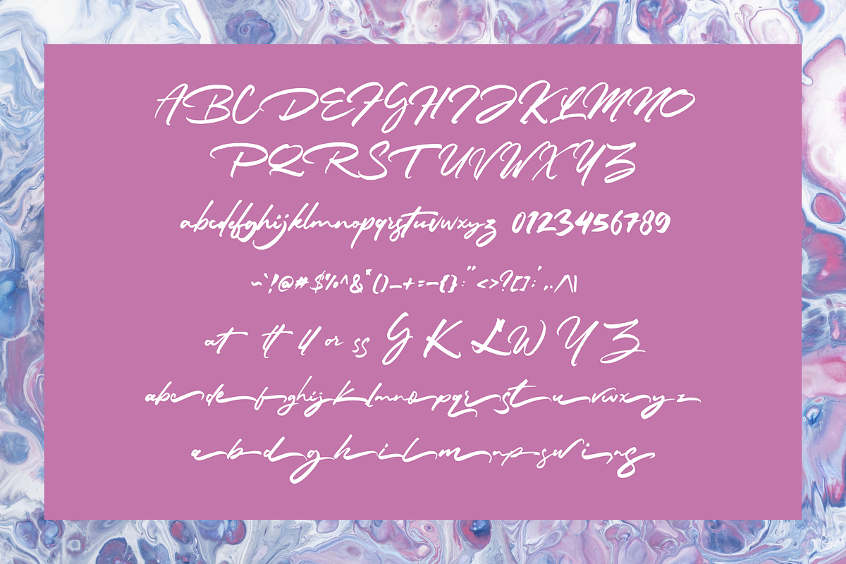 Rathiak - Handwritten, a Script Font by SusiType (Photo 8 of 8)