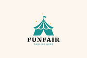 Funfair Logo Circus Tent and Festive, a Branding & Logo Template by Signatoro (Thumbnail 3 of 3)