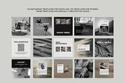 Aesthetic Instagram Templates XIV, a Social Media Template by Instprofi | Studio Estimo (Thumbnail 7 of 10)
