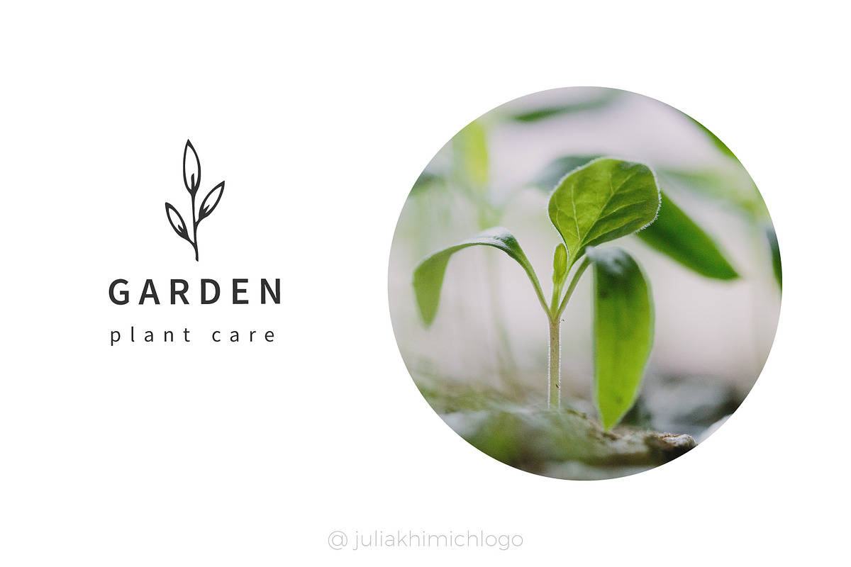 Logo Pack Volume 10. Garden, a Branding & Logo Template by Mint Air Studio (Photo 17 of 21)
