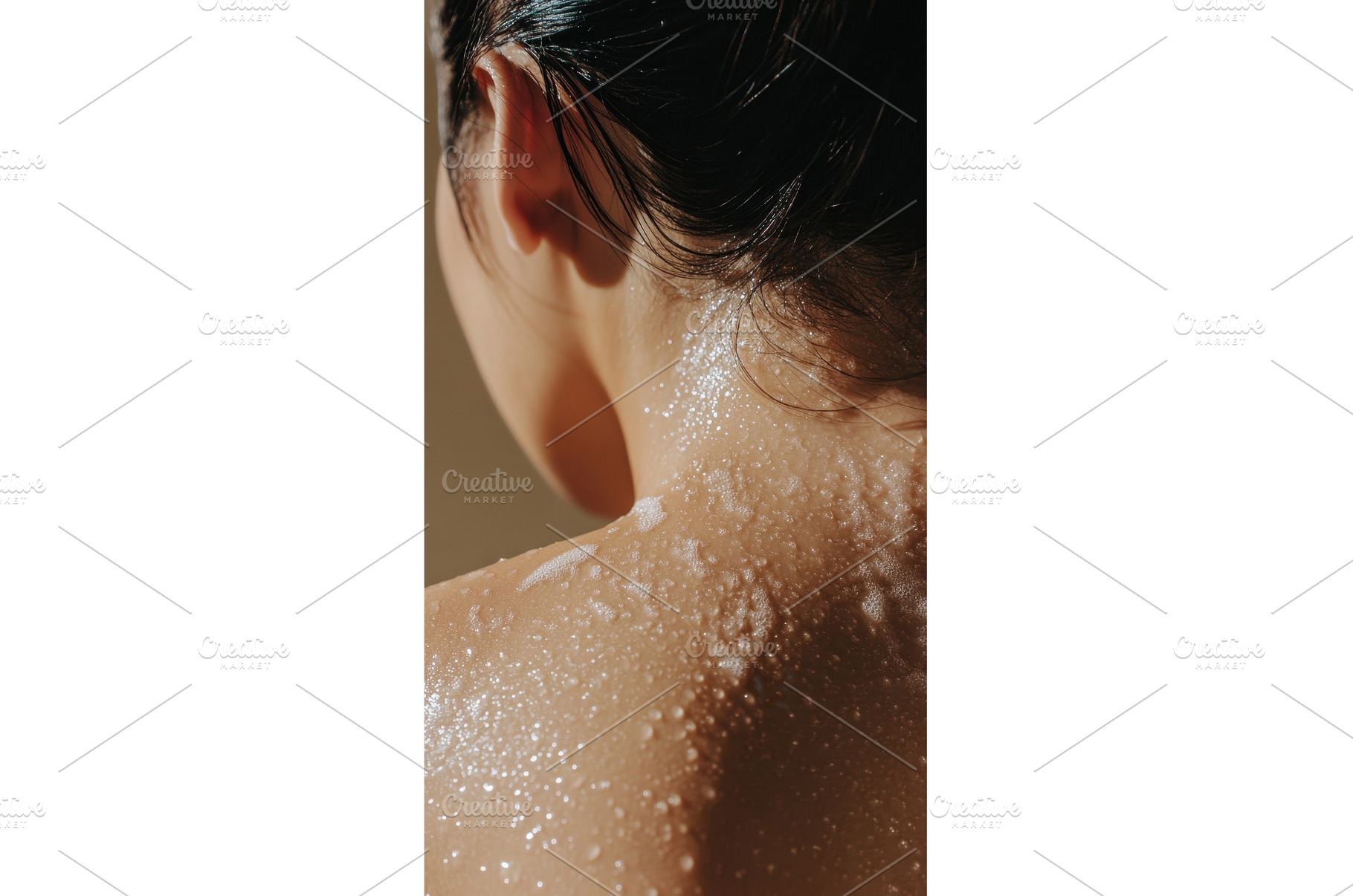 Exfoliating a toned back, a Beauty & Fashion Photo by Beautiful things
