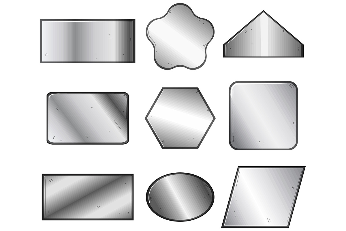 Collection of metal blank banners, an Object Graphic by pikepicture (Photo 2 of 3)