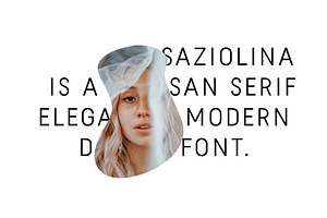 SAZIOLINA / DISPLAY LOGO FONT