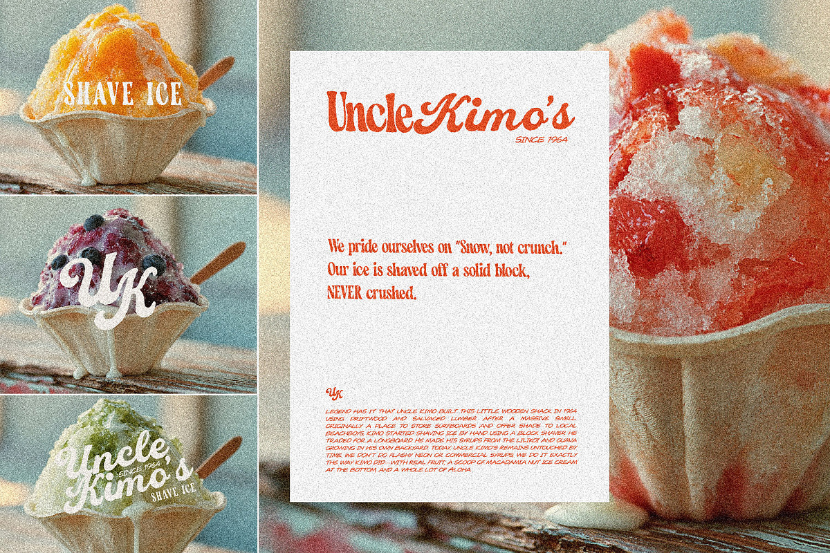 Hello Hawaii Retro Surf Font Trio, a Handwritten Font by AndrewPixelType (Photo 5 of 18)