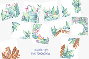 Banana blossom plants Watercolor set, an Illustration by Shabbypie (Thumbnail 5 of 13)