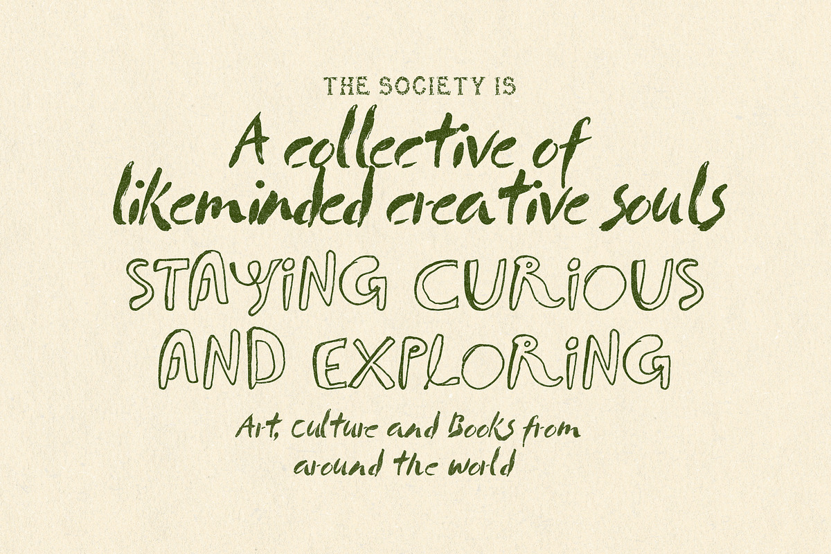 Artistic Handwritten Signage Fonts, a Handwritten Font by Laras Wonderland (Photo 12 of 12)