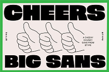 Cheers Big Sans - Chunky Sans Serif
