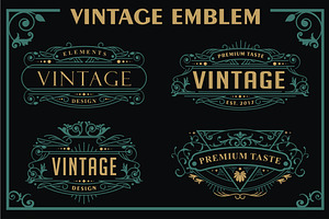 VINTAGE EMBLEM