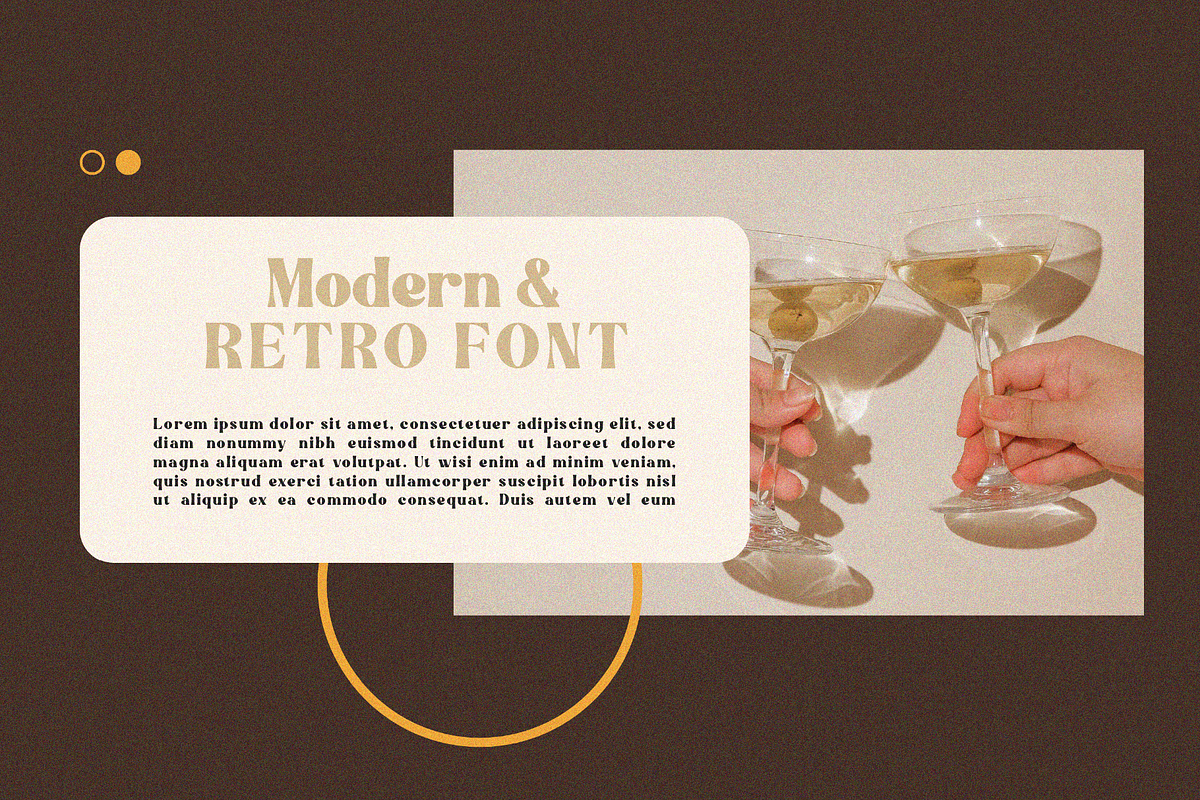 Bekind - Modern & Retro Font, a Serif Font by Pen Culture (Photo 5 of 10)
