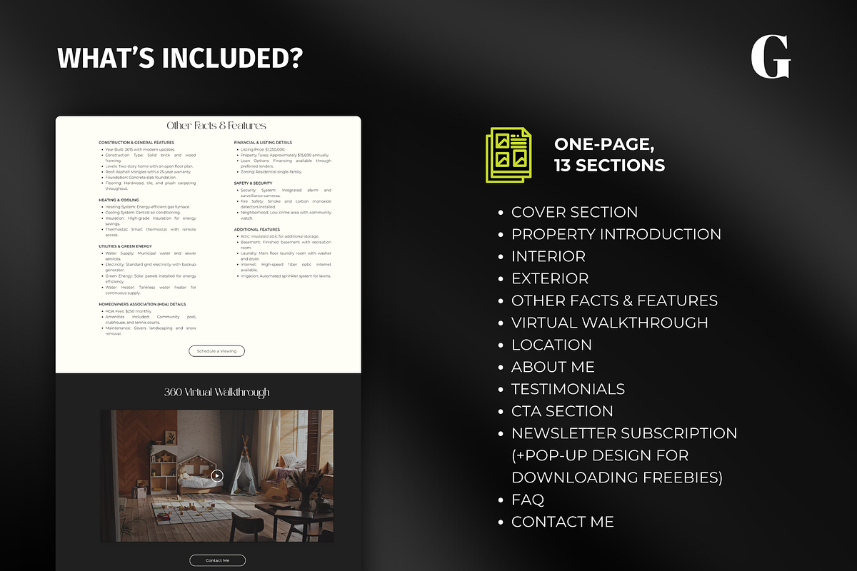 Property Listing Wix Website, a Wix Template by Meraki Templates (Photo 4 of 8)