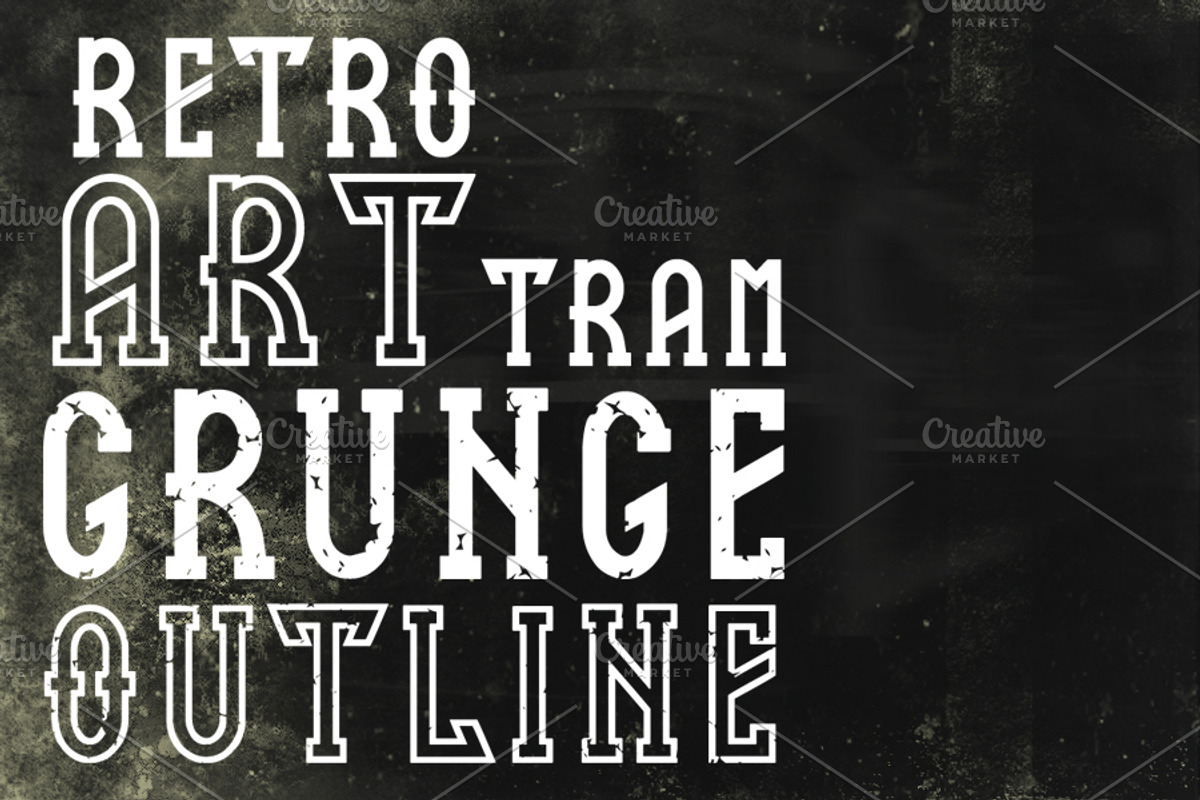 retram fonts family preview 2