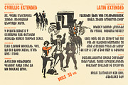 Stengazeta: retro grotesque font, a Font by Shimanov Types (Thumbnail 3 of 6)