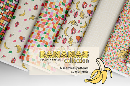 Banana Fantasia Seamless Collection