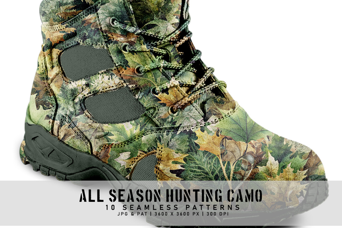 All Season Hunting Camo, a Pattern Graphic by Digital Art Creations (Photo 3 of 6)