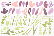 Watercolor Photoshop Floral Brushes, a Brush Add-On by 5August Art (Thumbnail 3 of 6)