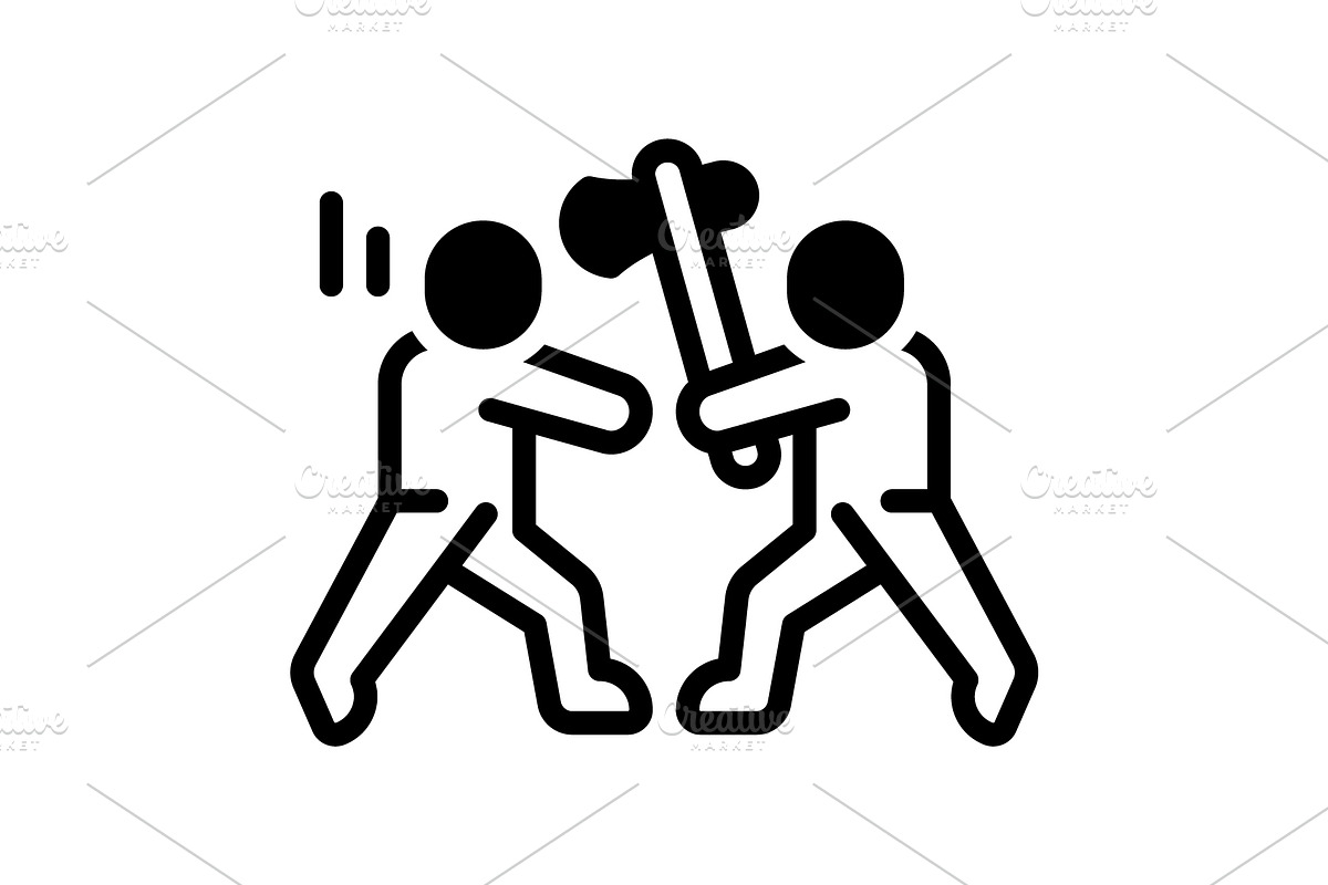 Enemies adversary solid icon, a Solid Icon by Creative priyanka