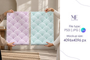 Gift Wrapping Paper Mockup Wallpaper, a Packaging Mockup by Mie Mockup Studio (Thumbnail 3 of 8)