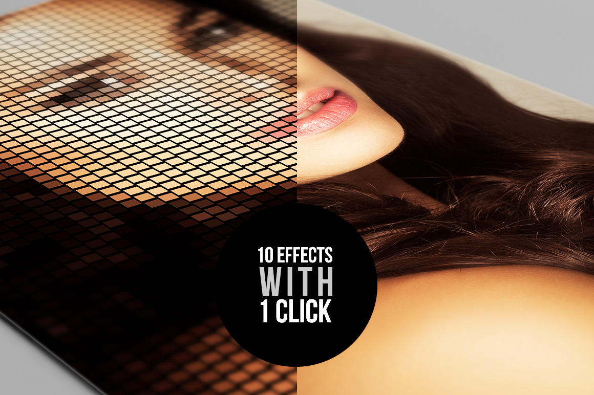 10 Geometric Photoshop Actions 01, an Action Add-On by MIIM (Photo 5 of 5)