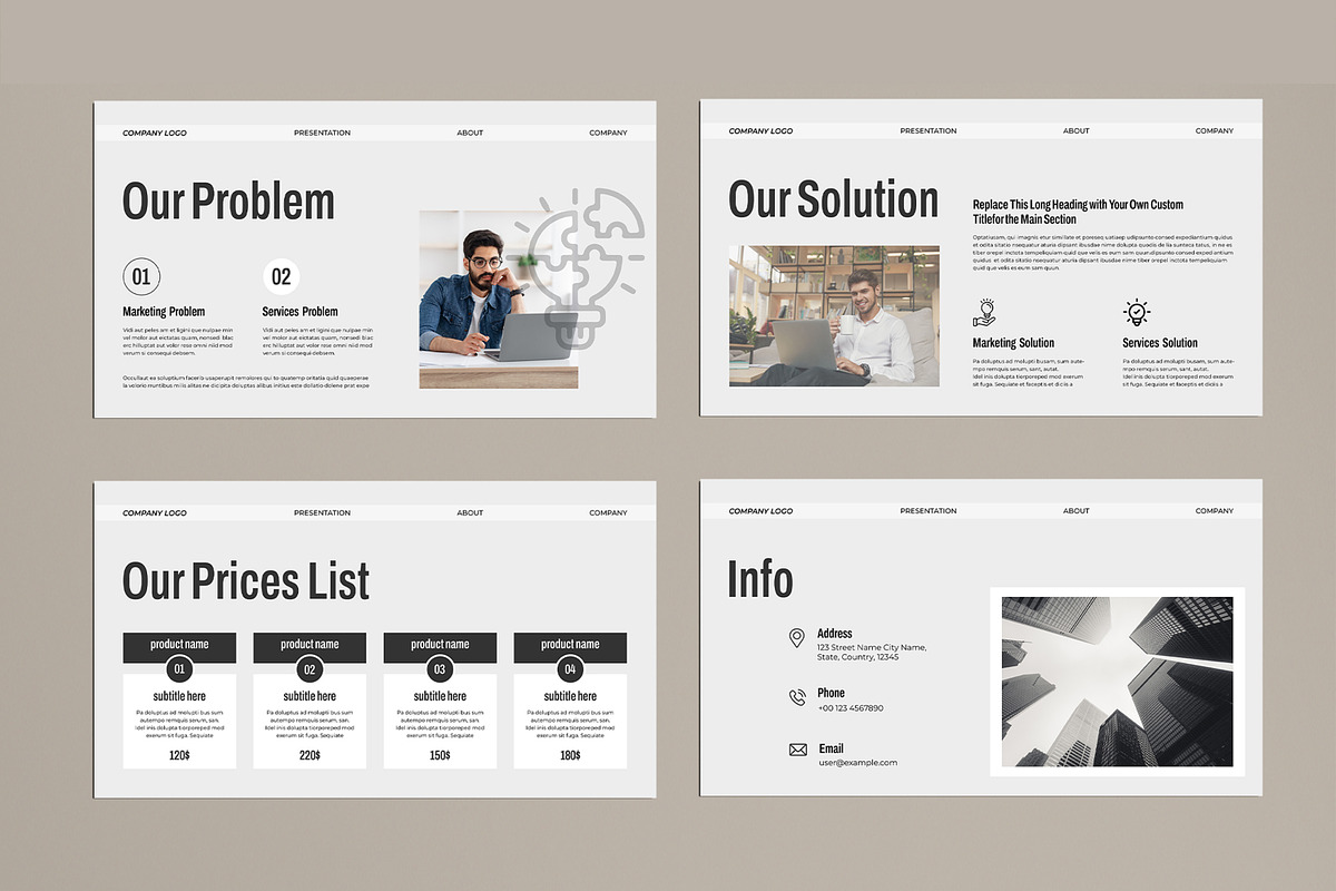 Company Marketing Plan Presentation, a Presentation Template by MightyDesign (Photo 4 of 7)