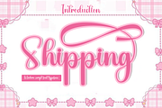 Shipping, a Handwritten Font by InermediaSTUDIO (Thumbnail 1 of 7)