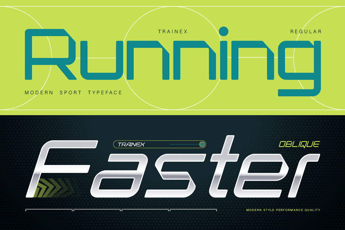 Trainex, a Sans Serif Font by Artisan Themes (Photo 4 of 12)