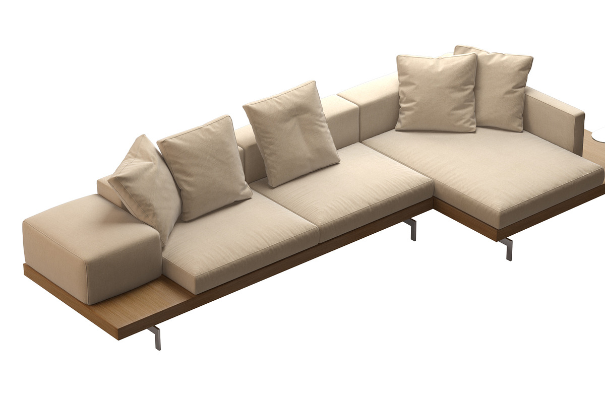 Dock Sofa by B&B Italia, a Furniture 3D Model by NOMODOL (Photo 5 of 10)