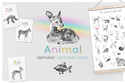 Animal ABC. Alphabet cards, an Animal Illustration by Natali Smolova (Thumbnail 1 of 11)