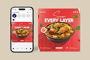 Food Social Media Post Templates, a Social Media Template by vectorlnk (Thumbnail 6 of 6)